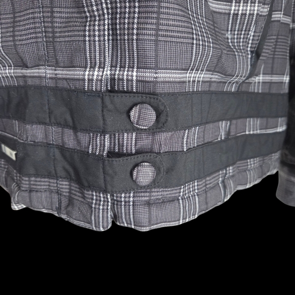 Helly Hansen Womans Gray Checkered Ski Jacket Size Med - Picture 5 of 12